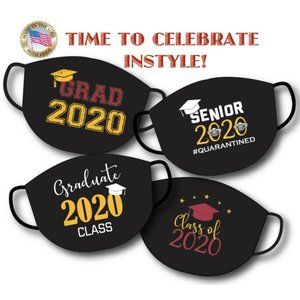 GRADUATION Washable Cotton Reusable Face Mask